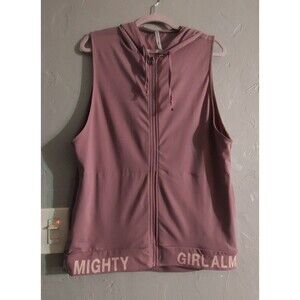 Fabletics Sweater Women's Size M, Sleeveless, Hoodie, Polyester 19 Inch Of Armp